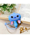 Stitch Cartoon Chu-chu Squeaky Hammer Toy Keychain
